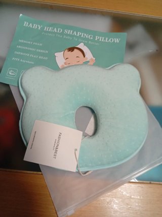 Cojín Moldeador Cabeza Bebé Mint