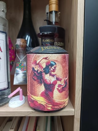 Bottiglia J. Rose Flamenco London Dry Gin vuota