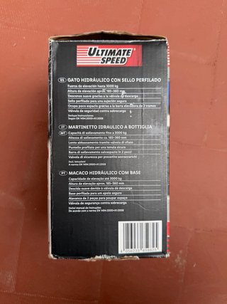 Gato Hidráulico Ultimate Speed Rojo