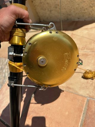 Carrete Everol 14/0 130 lbs Dorado + caña starods