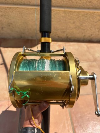 Carrete Everol 14/0 130 lbs Dorado + caña starods