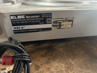 Tocadiscos SHARP RP-155HE
