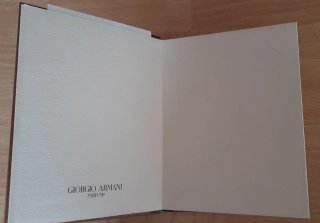 Mini album foto Giorgio Armani legno