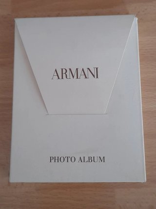 Mini album foto Giorgio Armani legno