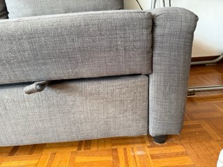 Sofá Cama Chaise Longue IKEA Gris FRIHETEN