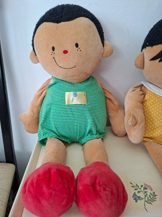 Muñecos Michael y Bárbara 60cm