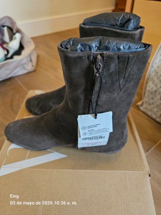 Botas Zara Marrones Talla 36. Nuevas zon etiqueta