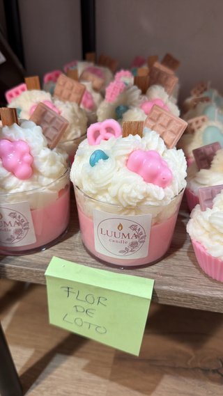 Vela Decorativa Flor de Loto