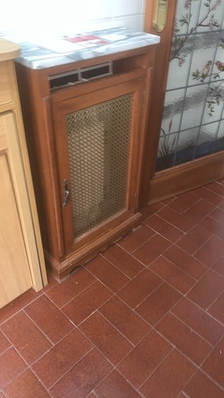 Mueble cubre radiador madera 9 unid