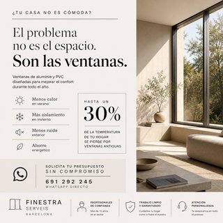 Ventanas de aluminio y PVC