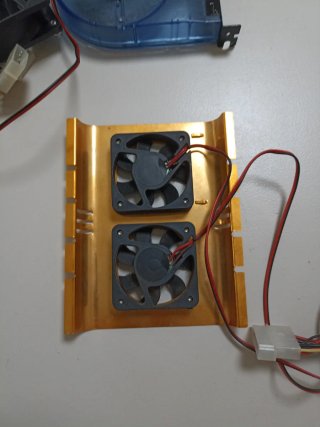 Lote componentes PC: ventiladores, tarjetas