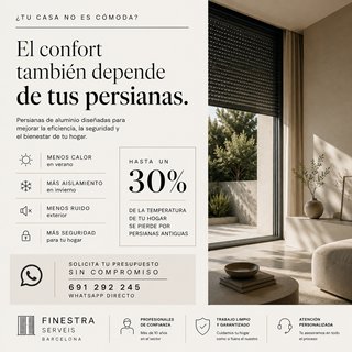Persianas de aluminio