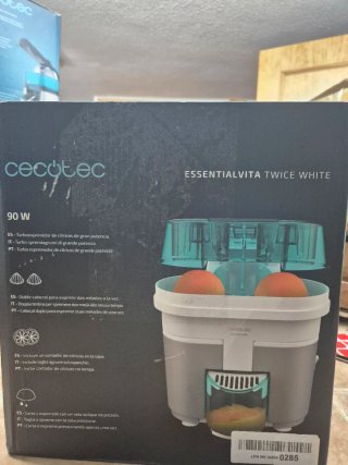 Exprimidor Cecotec EssentialVita Twice