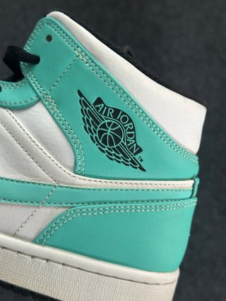 Nike Jordan 1 Mid Azzurro Nero Bianco 44