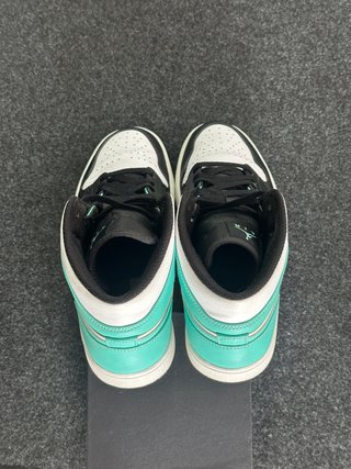 Nike Jordan 1 Mid Azzurro Nero Bianco 44