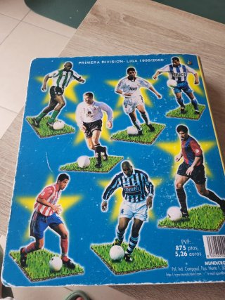 Álbum Fichas Liga 1999-2000 mundicromo fútbol