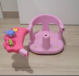 Asiento Bañera Bebé OLMITOS Rosa