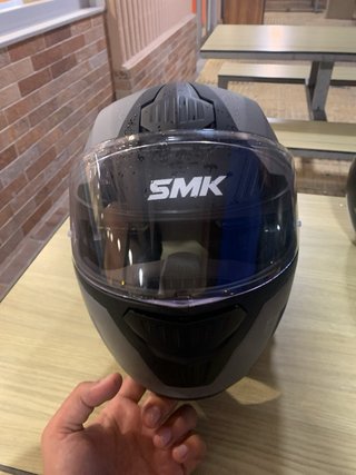 Casco SMK BULLWING-501 Gris