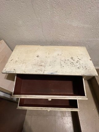 Mueble baño vintage madera