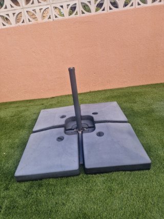 Base para sombrilla , aguanta fuertes vientos