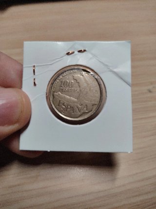 100 Pesetas 1993 lis arriba.