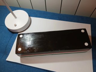Contenitore portatutto artigianale tricolore