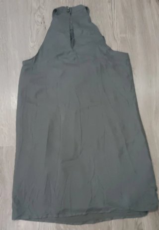 Vestido de fiesta gris talla M, 8€!!