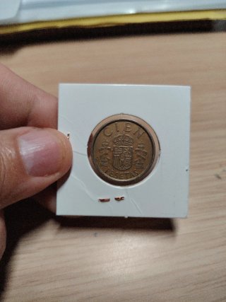 100 Pesetas 1988 Busto Grande,lis abajo