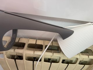 Lámpara de mesa blanca