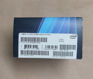 Box + libretto CPU Intel Core I7 8700 LGA 1151
