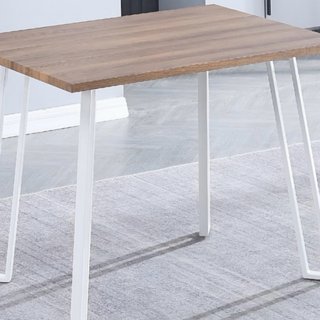 Mesa Comedor Madera y Metal 100x70cm