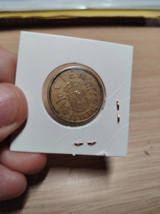 100 Pesetas 1984 lis abajo