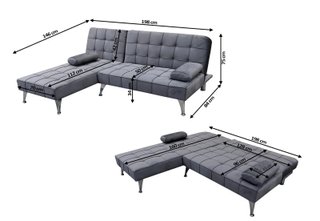 SOFA CAMA NEGRO POLIPIEL,IDEAL SITIOS REDUCIDOS