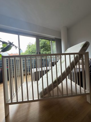 Cuna bebé IKEA blanca