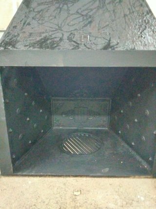 Chimenea Metálica Decorada