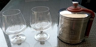 Cubitera Cardhu +2 Copas Cardhu Acero Inox nuevas