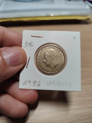 100 Pesetas 1986 Busto Pequeño,lis arriba