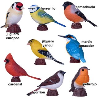 Figura de pájaro marca Mojo NUEVA, ELEGIR UNA