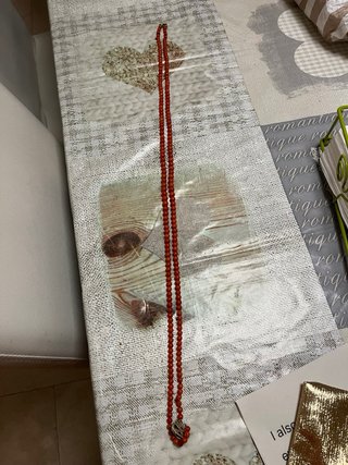 Collana corallo antico due fili