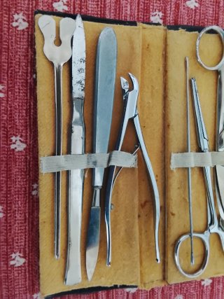 Kit Herramientas Dentista Antiguas