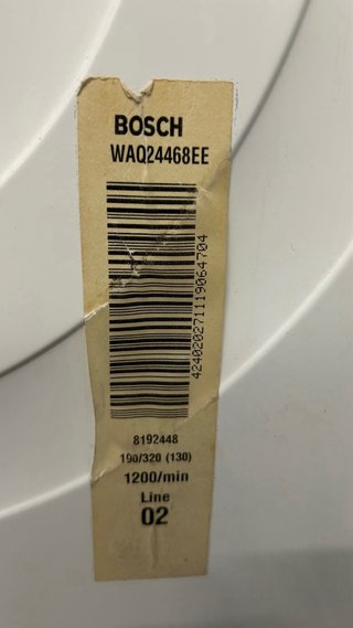 Lavadora Bosch Avantixx 8 (Despiece)