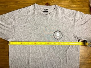 Camiseta Vans Manga Larga Gris Talla L
