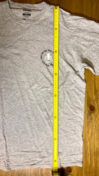 Camiseta Vans Manga Larga Gris Talla L