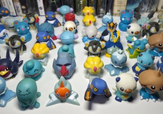 Pupazzi Pokémon Bandai blu
