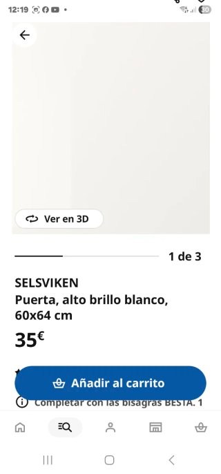 Módulo blanco brillo Ikea