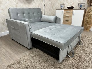 SOFA CAMA RECLINABLE GRIS,IDEAL APARTAMENTOS