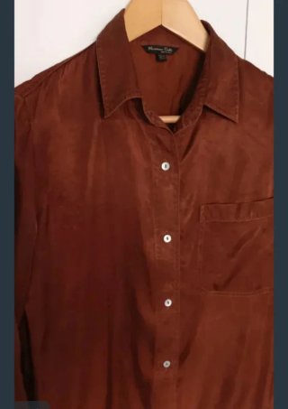 Blusa Massimo Dutti Marrón