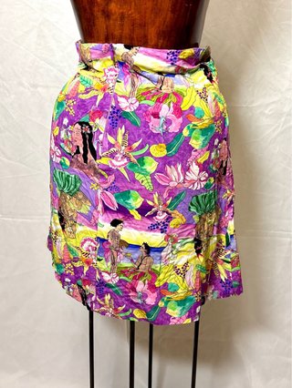 Falda Surkana Talla M Estampado Tropical
