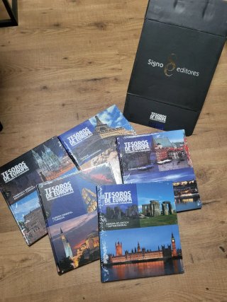 Coleccion 5 libros tesoros de Europa