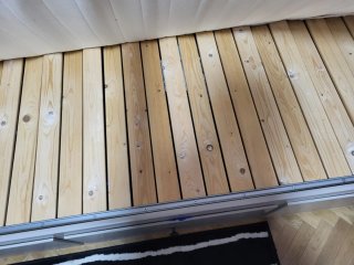 Estructura Diván HEMNES Gris IKEA.